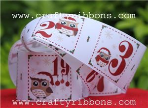 owl advent pocket ribbon